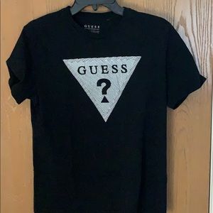 Guess Logo Shirt - Black - M Size
